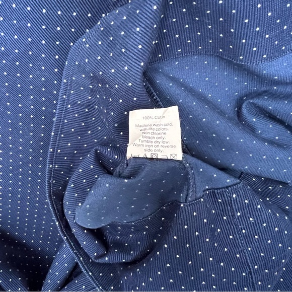 J. Crew Factory Navy Corduroy Shirtdress - Picture 8 of 10